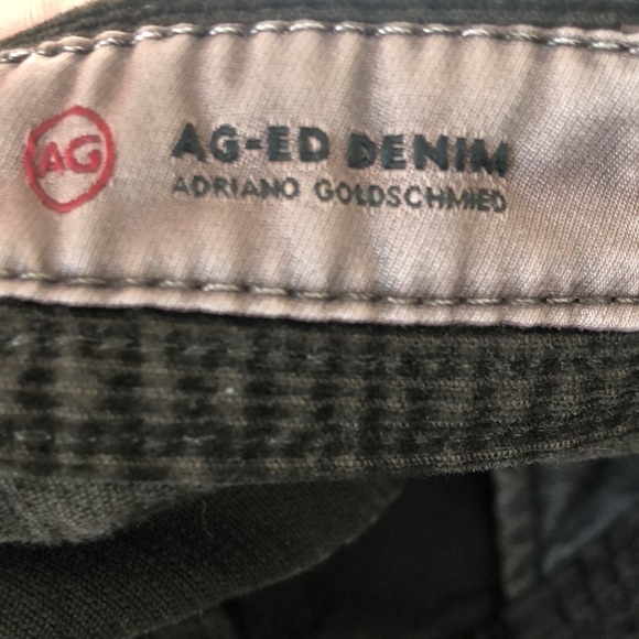 AG Adriano Goldschmied The Graduate Tailored Corduroy Pants 42X31 Dark Brown - Picture 7 of 7